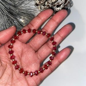 Handmade Glass Beaded Bracelet